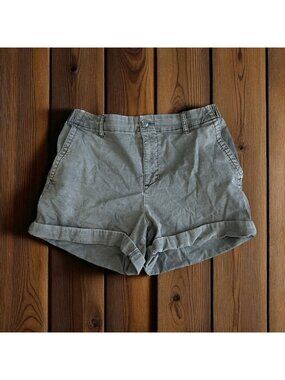 OLD NAVY Everyday Cuffed Gray Shorts Size Medium